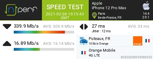 orange iPhone 12 max pro en 4G devant ma fenetre.webp