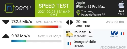 iPhone 12 max Pro 5G devant ma fenetre.webp