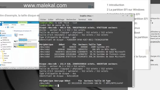 Capture Linux list fdisk lst iMac Malekal.webp
